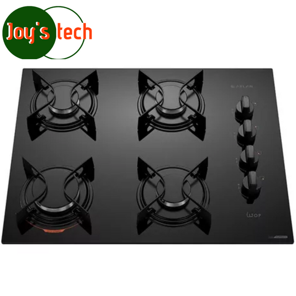 FOGAO 4B ATLAS UTOP COOKTOP GLASS MESA VIDRO 300001515 PRETO BIVOLT