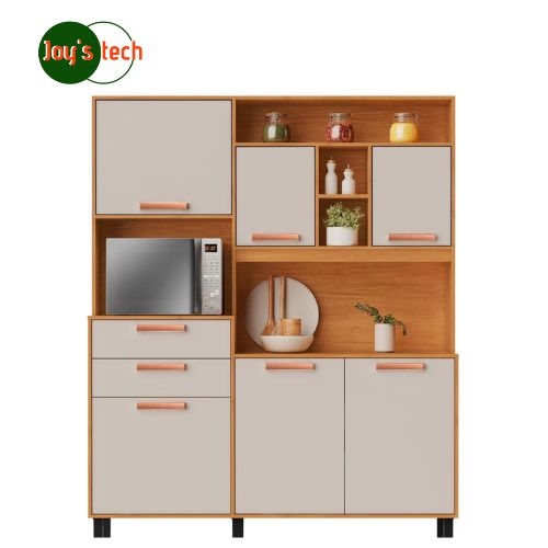 Armario Cozinha 6 Portas 2 Gaveta Napoles Cinamomo/Off White