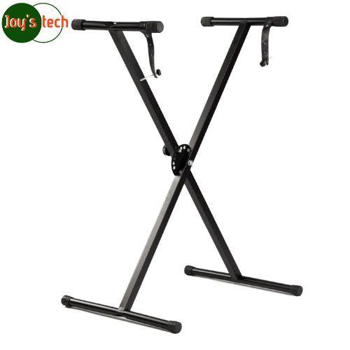 Suporte para teclado Musical em x Dolphin 6390 aço Preto ajustável