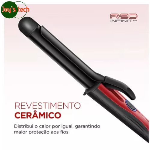 MODELAR DE CABELO MONDIAL 55W EM-12 74664-01 PRETO/VERMELHO BIVOLT