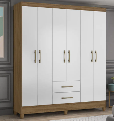 ROUPEIRO MOVAL PANAMA 6 PTS 2 GVS NATURALE/BRANCO