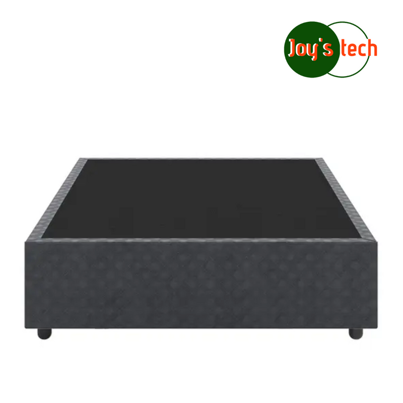 BASE BOX UNIVERSAL CONVENCIONAL BORDADO SUEDE ALT:270 COMP:1880 LARG:1380 COR:4-CINZA