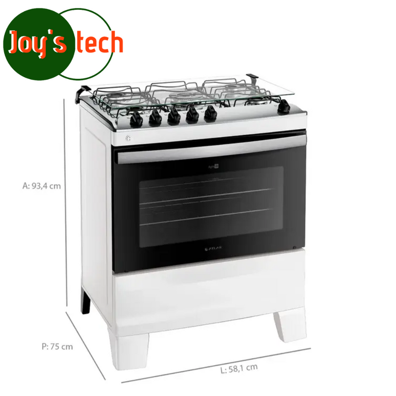 FOGAO ATLAS 5BCS AGILE UP 300001723 BRANCO BIVOLT