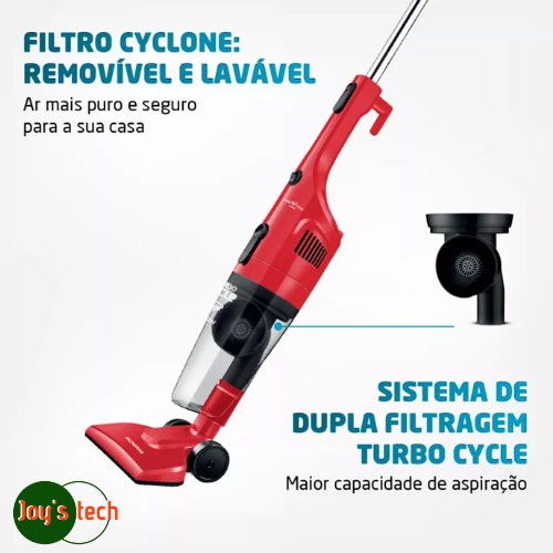 ASPIRADOR MONDIAL VERTICAL AP-36 79676-01 VERMELHO/PRETO 127 V