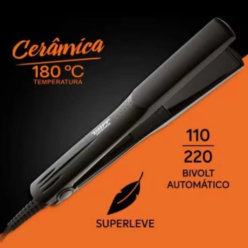 PRANCHA TAIFF CERAMICA ACTION 000100074IP PRETO BIVOLT