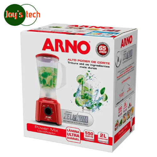 LIQ ARNO POWER MIX 550W 2VEL LQ11 VERMELHO 110 VOLTS
