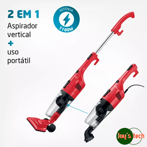 ASPIRADOR MONDIAL VERTICAL AP-36 79676-01 VERMELHO/PRETO 127 V