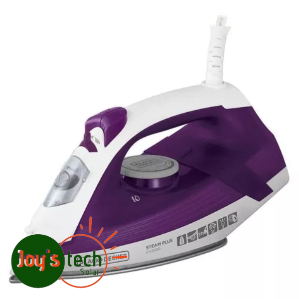 FERRO A VAPOR COM BASE CERAMIC GLISS | BLACK+DECKER FX2500 STEAM PLUS