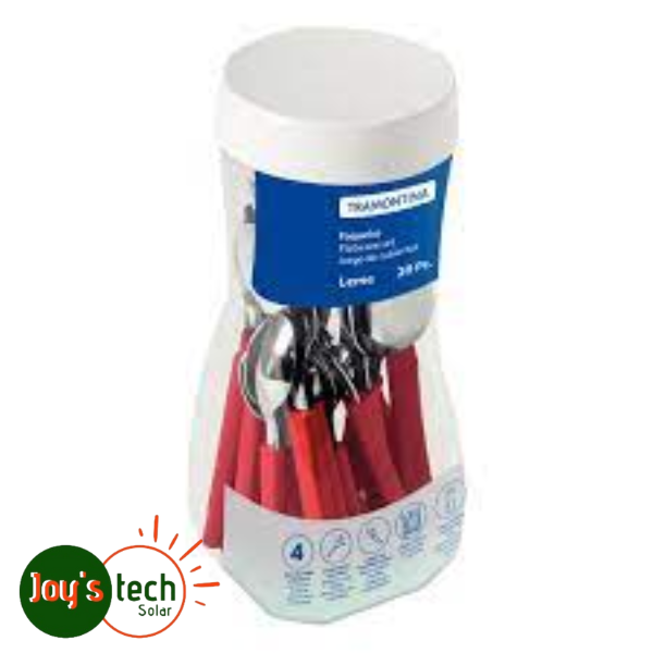 FAQUEIRO TRAMONTINA LEME POTE 20 PCS 23198/718 VERMELHO