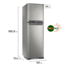 Geladeira Continental Frost Free Duplex Prata 394 Litros (TC44S)