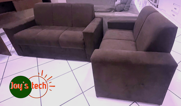 ESTOFADO QUALYFLEX RUBI 3X2 LUGARES MARROM