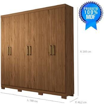 ROUPEIRO PANAN MILENA 100% MDF 6 PTS 2 GVS 40010900153 Avela