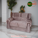 ESTOFADO PEROLA QUALIFLEX 3 X 2 LUGARES.