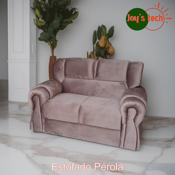 ESTOFADO PEROLA QUALIFLEX 3 X 2 LUGARES.
