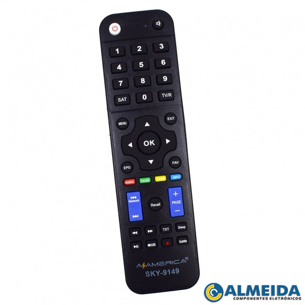 CONTROLE RECEPTOR AZAMERICA SILVER